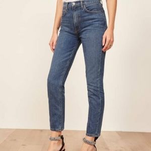 Reformation juliet crop cigarette jeans